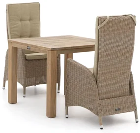 Intenso Fabrizi/ROUGH-S 90cm dining tuinset 3-delig verstelbaar