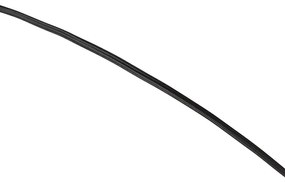 Landelijke tafellamp roestbruin met houten voet - Rax