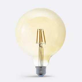 Amber globe gloeilamp Ø12 cm, Baulind