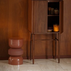 Dutchbone Apollo Terra Two-tone Bijzettafel Van Metaal - 29 X 29cm.