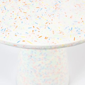 Zuiver Victoria Recycled Terrazzo Bijzettafel Medium - 40 X 40cm.