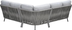 Garden Impressions Devin loungeset hoek 3-delig - taupe