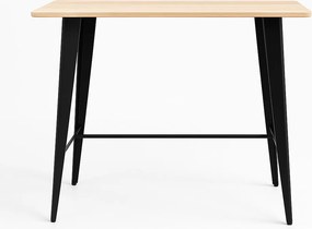 Torix Hoge Rechthoekige Tafel Natuurlijk Hout