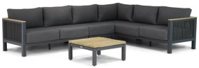 Hoek loungeset 6 personen Rope Grijs  Santika Furniture Santika Shadow