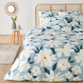 Bedset in katoen, vierkant kussensloop, Chandra