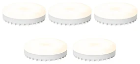 Set van 5 Smart GX53 dimbare LED lamp RGB 9W 806LM 2700K-6500K
