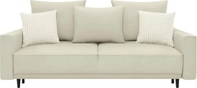 Slaapbank Boston 769, Aanwezig, Beige, 103x233x108cm, 94 kg, Poten: Hout