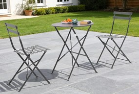 Corsica Garden Point antraciet terrasmeubelset