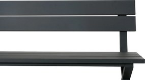 Tuinbank  aluminium 160 cm Aluminium Taupe-naturel-bruin  Presto Crosano