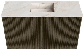 Mondiaz Joya DLux 70cm toiletmeubel shadow met wastafel faye midden 1 kraangat frappe