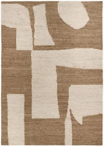 Handgeweven laagpolig wollen vloerkleed Piece