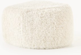 Ovale teddy ottoman Wolke