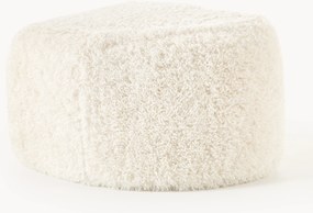 Ovale teddy poef Wolke