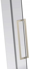 Van Rijn ST08 douchedeur met rookglas 115-125cm RVS