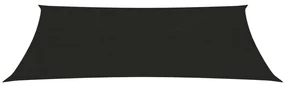 vidaXL Zonnezeil 160 g/m² 4x7 m HDPE zwart