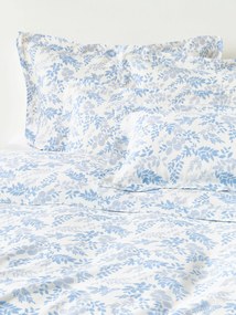 Dekbedovertrek Pola met bladprint