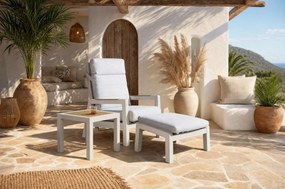 Bistroset 1 persoon  Aluminium Taupe Lifestyle Garden Furniture Evora
