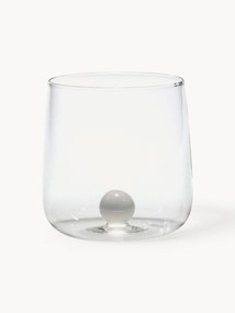 Handgemaakte waterglazen Bilia van borosilicaatglas, 6-delig