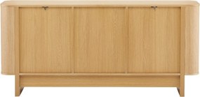 Eiken Dressoir Scandinavisch - 160x42x75cm.