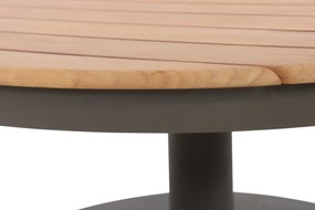 Stoel en Bank Loungeset 5 personen Aluminium/rope Taupe  4 Seasons Outdoor Allora/Salerno