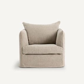 Fauteuil gespikkeld linnen, Neo Chiquito