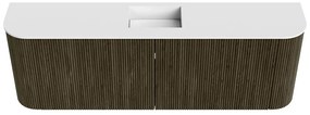 Mondiaz Joya 125cm toiletmeubel ronding links/rechts shadow met wastafel faye midden 1 kraangat talc