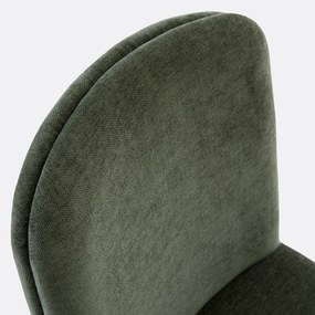 Set van 2 met stof beklede stoelen, Wilga