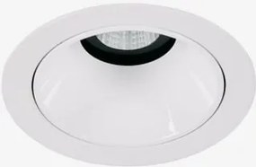 Downlight Led Inbouwspot Met Ronde Rand Ø7 Cm In Aluminium Orelva Wit & Warm Wit 3000k & 6 W & 23º - Sklum