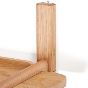 Kave Home Sitra Design Wandplank Eiken 110 Cm - 110x23x28cm.