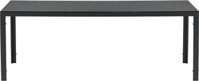 The Outsider Tuintafel - Maeve - 205x90 cm - Polywood - Zwart - The Outsider
