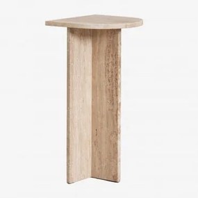 Set Van 2 Corwel Nachtkastjes Van Natuursteen Travertine - Sklum