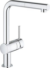 Grohe Minta keukenkraan met uittrekbare handdouche chroom