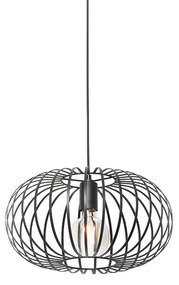 Design hanglamp zwart - Johanna Design E27 rond Binnenverlichting Lamp