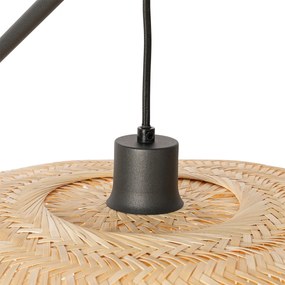 Oosterse vloerlamp bamboe - OstravaOosters E27 Binnenverlichting Lamp