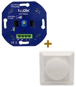 Led Dimmer Universeel 0-150w Fase Afsnijding Compleet | Eco-dim | Cavetown