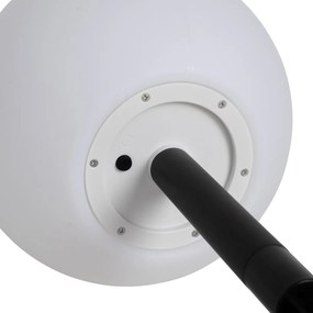 Buitenlamp wit 25 cm incl. LED IP44 solar RGBW - Ludger