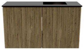 Mondiaz Joya 70cm toiletmeubel dusk met wastafel faye rechts zonder kraangat urban