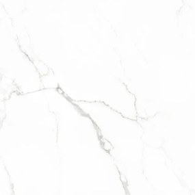 Cifre Ceramica Statuario wand- en vloertegel - 75x75cm - 10.2mm - Vierkant - gerectificeerd - Marmerlook - Wit/zwart glans SW07310845-2