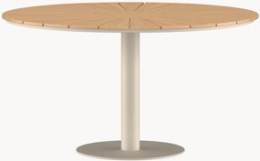 Ronde eettafel Croft met teakhouten tafelblad, Ø 120 cm