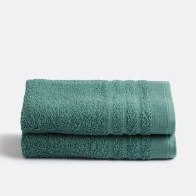 Set van 2 handdoeken in badstof 600 g/m2, Zavara
