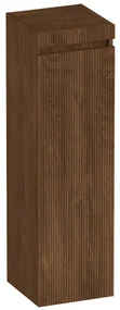 BRAUER Joy Wavy hoge kast 120 met 1 deur greeploos linksdraaiend Forest Cacao HK-JYW120LFC