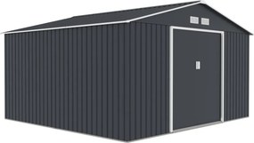 Metalen tuinhuisje Molde 3,4 x 3,2 m Store Boss antraciet