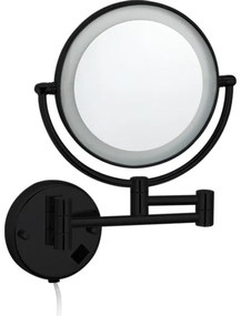 Best Design Black Steiner wand cosmeticaspiegel incl. LED verlichting Nero mat zwart 4006690