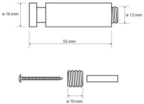 Sapho X-Round jashaak 5cm zwart