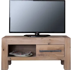 Goossens Tv Meubel Roots, 1 lade vsr 1 open vak vsl 45 cm diep