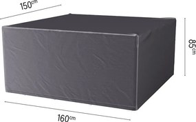 Platinum Aerocover tuinsethoes - Ademende hoes voor tuinset met rechthoekige tafels tot 160cm (inclusief stoelen)
