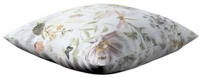 Dekoria Kussenhoes Kinga, wit-beige 43 x 43 cm