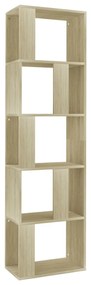 vidaXL Boekenkast/kamerscherm 45x24x159 cm bewerkt hout sonoma eiken