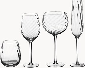 Glazen set Sten van kristalglas, 6 personen, 24-delig