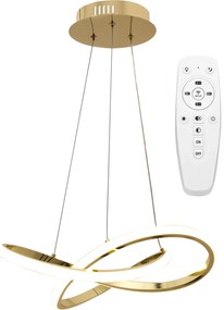 Hangring Plafondlamp Modern LED Afstandsbediening APP390-CP Goud